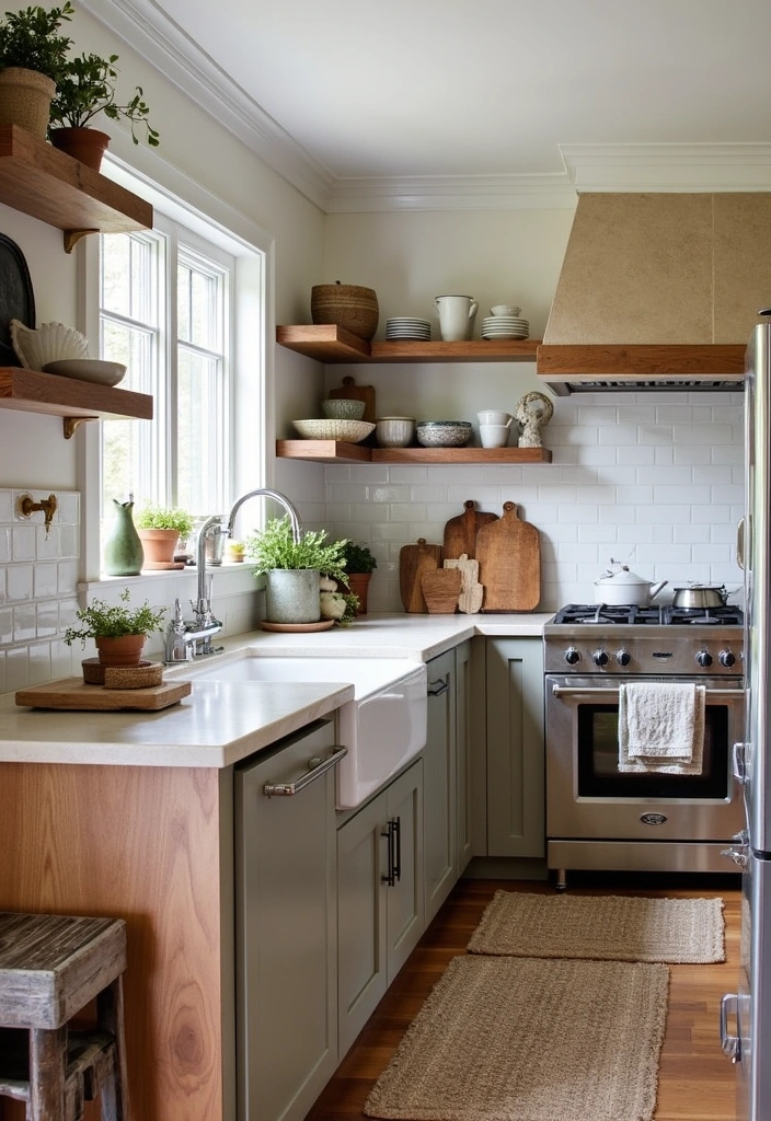 21 Large Kitchen Island With Sink Decor Ideas That'll Transform Your Cooking Space! - 14. Layered Textures