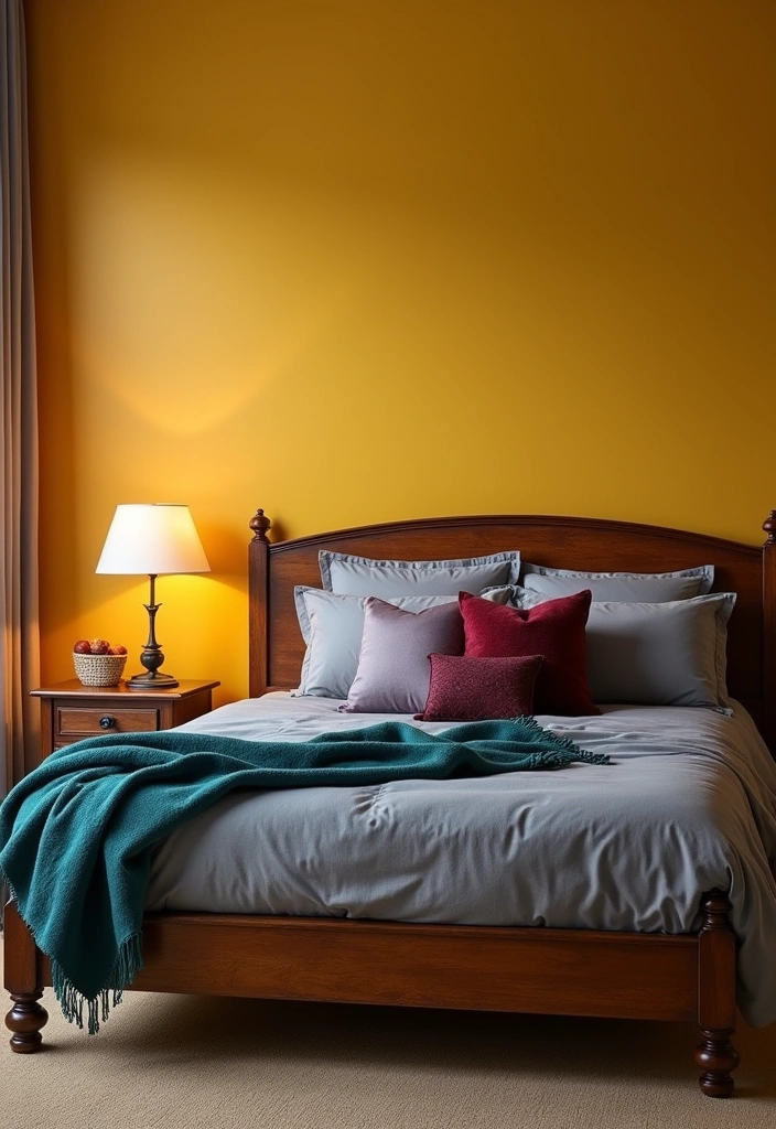 22 Bedroom Color Ideas That Will Transform Your Space (You Won't Believe #12!) - 2. Mellow Mustard