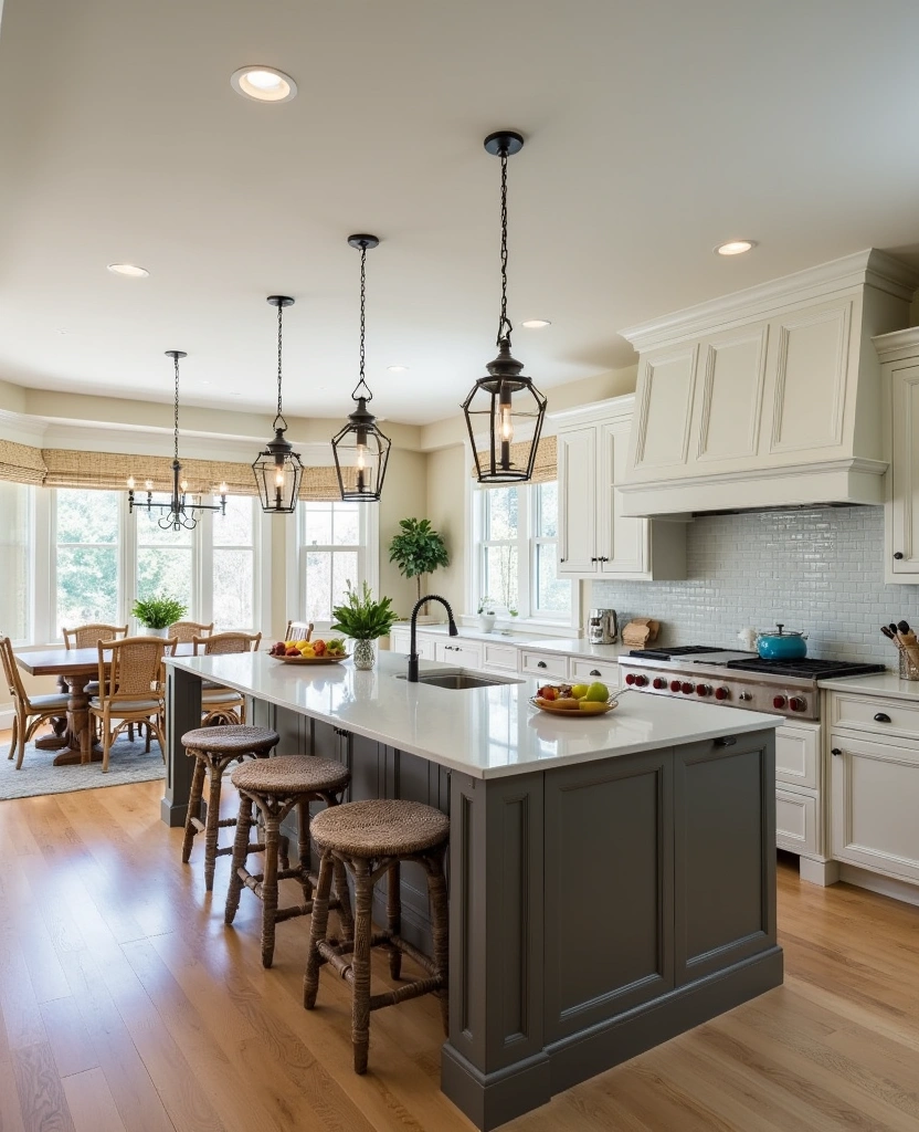 20 Old Farmhouse Kitchen Ideas That'll Make You Want to Cook Every Day! - 29. Open Kitchen Layout