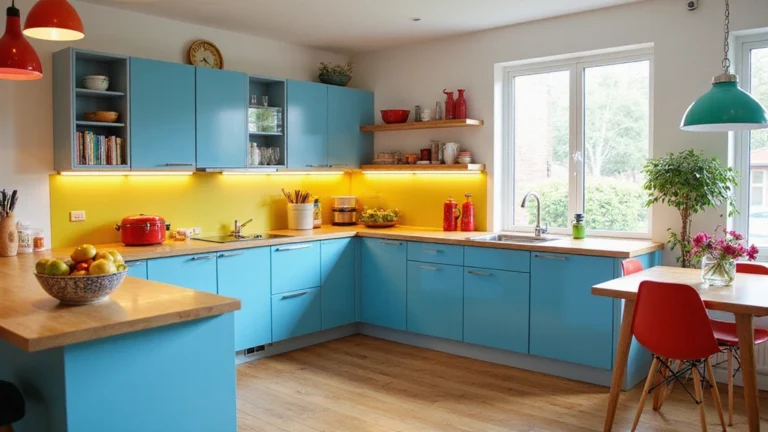 20 Modern Colorful Kitchen Ideas to Brighten Your Space