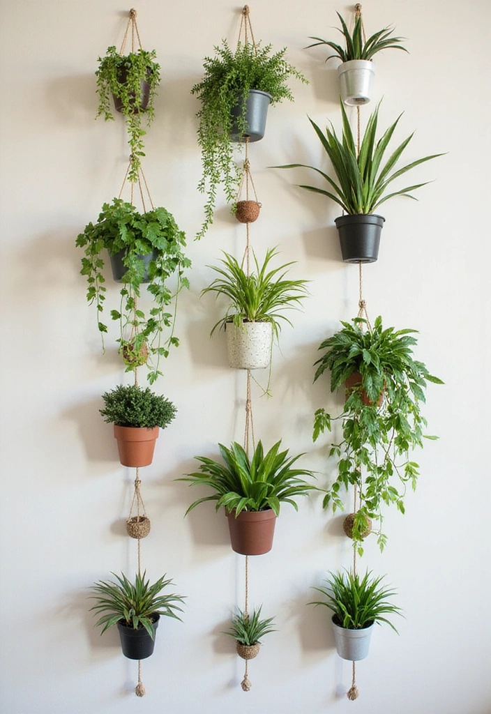 22 Indoor Wall Plant Ideas to Elevate Your Home Decor - 13. Plant Wall Grid