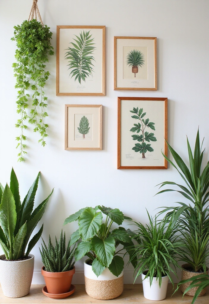 22 Indoor Wall Plant Ideas to Elevate Your Home Decor - 21. Plant-Centric Gallery Walls