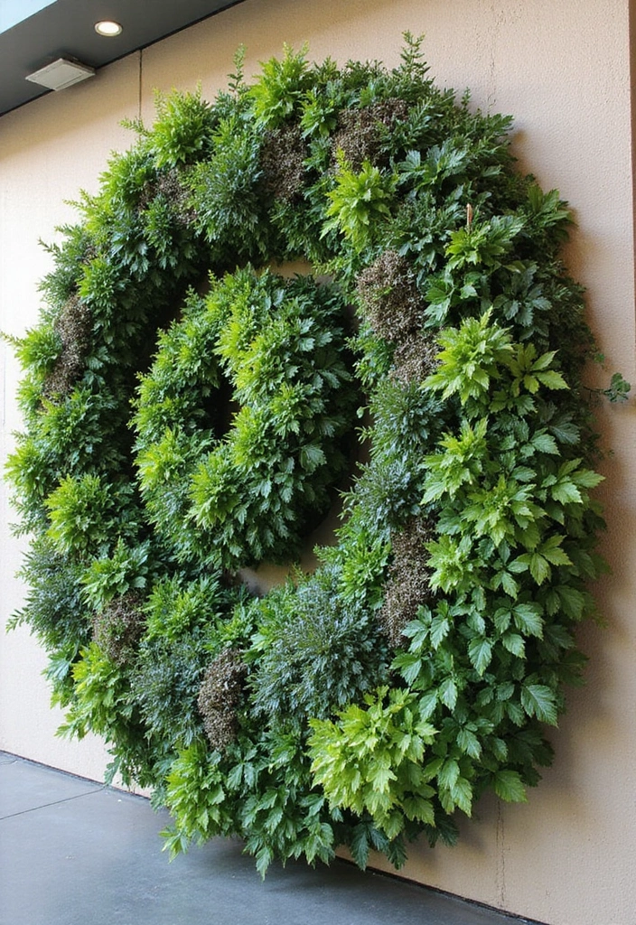 22 Indoor Wall Plant Ideas to Elevate Your Home Decor - 20. Spiral Plant Walls